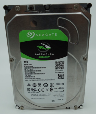 Seagate BarraCuda 4TB Internal Desktop Hard Drive 3.5'' SATA HDD ST4000DM004