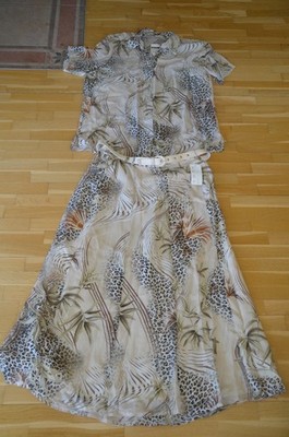 Erfo Bluse + Rock Gr. 44 / Set / 2-teilig / Kombination / neu