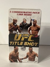 2011 Topps UFC Title Shot Blaster Bx RARE 1st Wave Look4 Jon Jones RC + 1 Patch