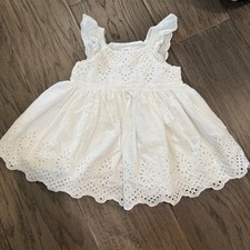 Baby Gap White Summer Dress 6-12 mo