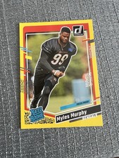 2023 Panini Donruss - Rated Rookie Myles Murphy #320 Press Proof Yellow (RC)