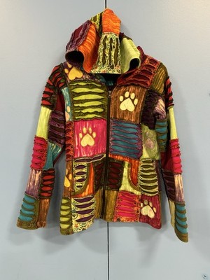 Greater Network Hippie Style Hoodie Sz Small / Medium Festival Style