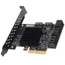 PCIe SATA Card 8 Port 6Gbps HDD SSD DVD Drive Controller ATX Desktop PC Adapter