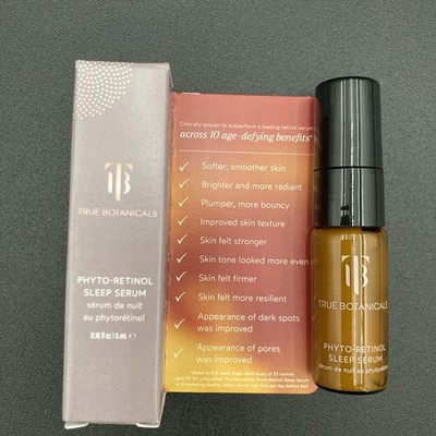 True Botanicals Phyto-Retinol Sleep Serum-Sample Size 5ml/0.16 fl oz-NEW!