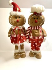 Christmas Gingerbread Boy  Girl 23-24 inch Indoor Decoration Set