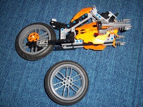 Lego 7158 Hero Factory Furno Moto Bike Parts Not Complete As is