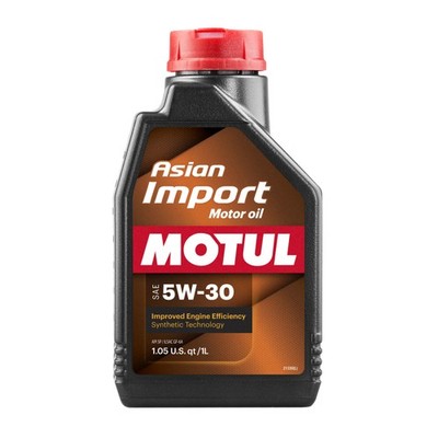 Motul Asian Import Motor Oil 5W-30   12 x 1 Liter Bottles for Import Vehicles