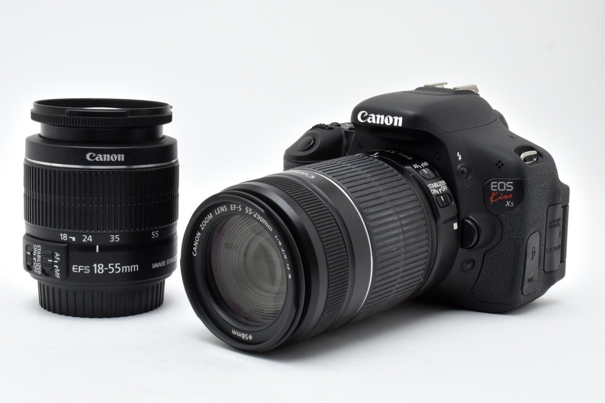 Canon EOS KiSS X5 (Rebel T3i, 600D) Double Lens Kit 18-55mm, 55