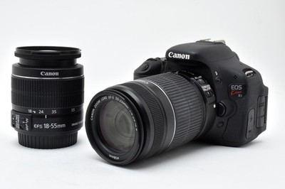 Canon EOS KiSS X5 (Rebel T3i, 600D) Double Lens Kit 18-55mm, 55