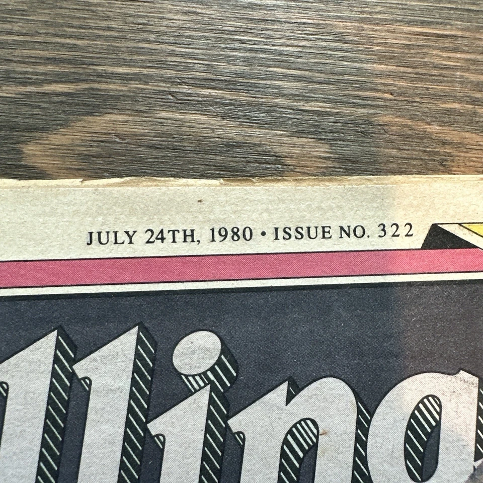 Vintage Rolling Stone Magazine 322 - July 24 1980 Star Wars Empire Cover - Image 2 of 4