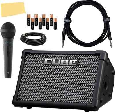 Roland Cube Street EX 4-Channel 50-Watt Battery-Powered Amplifier w/ Microphone