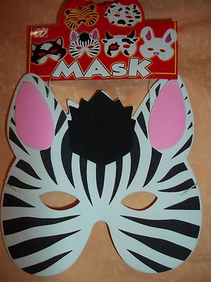 MASCHERA ZEBRA ARTICOLO CARNEVALE