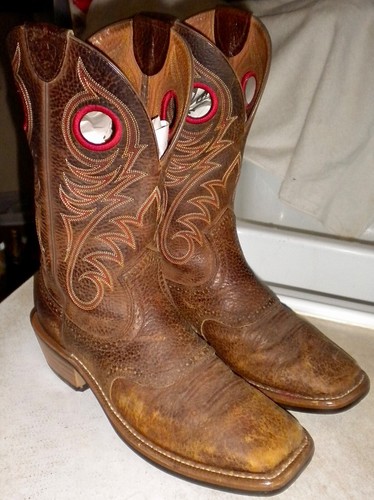 ariat roughstock square toe