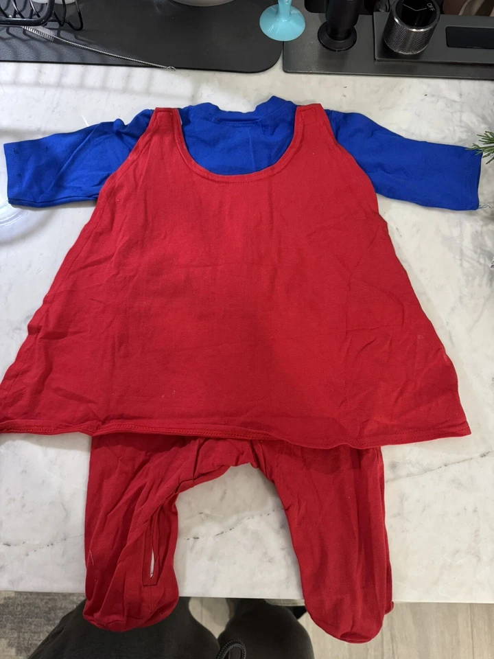 Superman Superhero Costume Superman Halloween Fancy Dress - Image 2 of 3