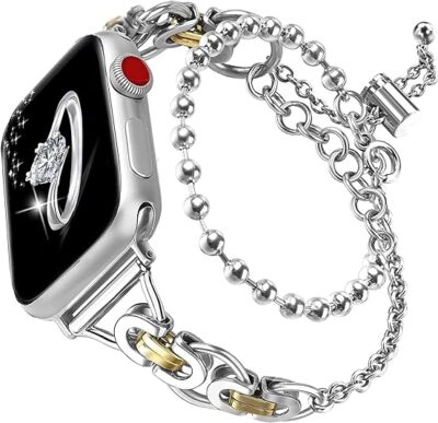 Fancy Bracelet Adjustable iWatch Band Strap For Apple Watch Series 8 7 9 5 3 SE