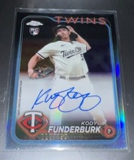 2024 Topps Chrome Rookie Autographs#RA-KF Kody Funderburk Auto  (RC) 026/499