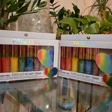 2x Prideful LGBTQ+ Gift Set Feelin Tipsy Iridescent Nail Polish Rainbow Manicure