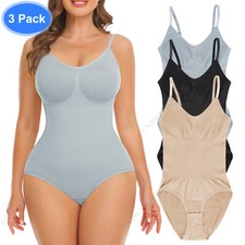 3 Pack Shaping Snatched Bodysuit, Shaping Bodysuit Snatched Shapewear Bodysuit