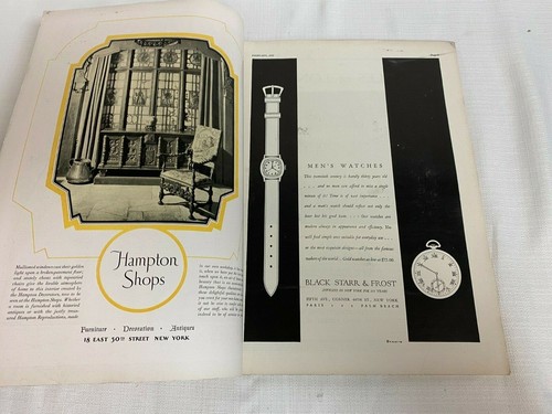 Arts & Decoration Magazine Febuary 1929 Art Decor Vintage Great Advertising - Foto 10 di 12