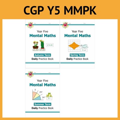 CGP KS2 Mental Maths Y5 tägliche Übungshefte + Antworten Paket NEU (alle Begriffe)