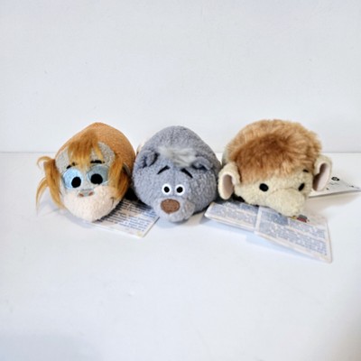 Disney Store Tsum Tsum Jungle Book King 3.5'' Plush Set Of 3 NWT Baloo King Louis