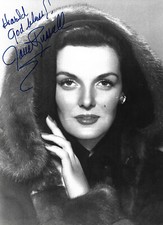 Jane Russell Autogramm signed 18x24 cm Bild s/w