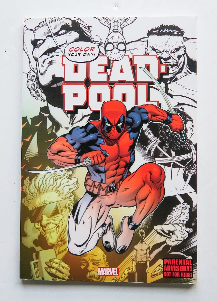 Deadpool Coloring Book Pages