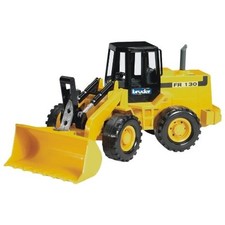 Bruder Gelenkradlader Fiat FR130 Baufahrzeug gelb Kinderspielzeug, Baustelle