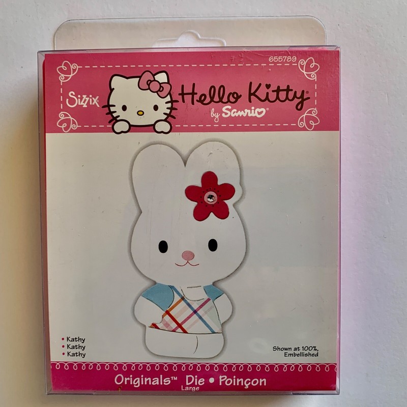 SIZZIX ORIGINALS - LARGE DIE - Hello Kitty by Sanrio - "KATHY" - Ellison - NEW