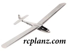 R/C AIRPLANE PLANS & PATTERNS: Windward 72" Wingspan - RC Glider