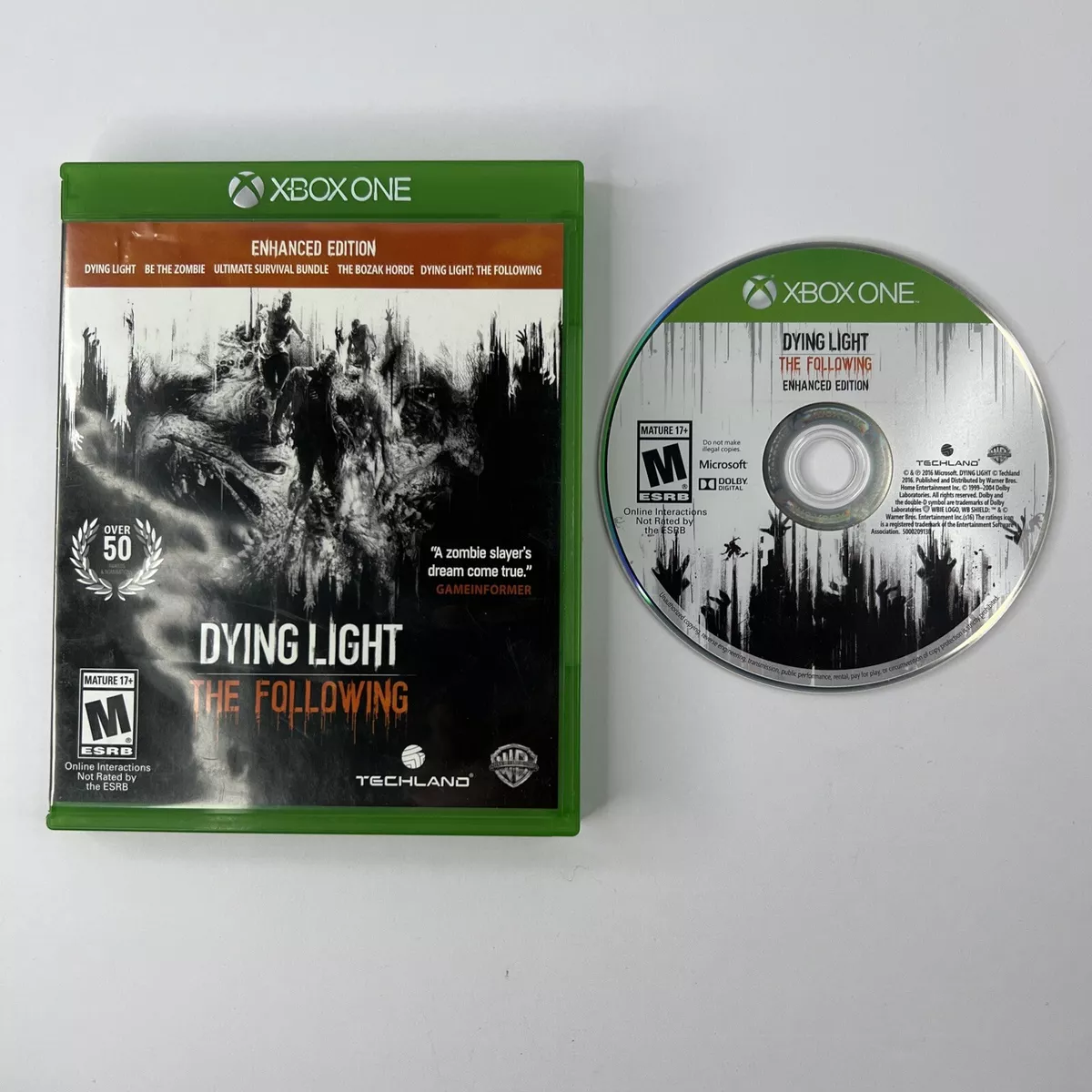 Dying Light The Following [ Enhanced Edition ] (XBOX ONE) NEW