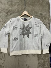 Vintage Jantzen Sport Chunky Knit Sweater Men's M Geometric Grandpa Made in USA