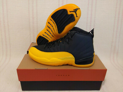 靴 NIKE AIR JORDAN 12 \"UNIVERSITY GOLD\" Amazon.com | AIR JORDAN 12 'University Gold' - 130690-070 - Size