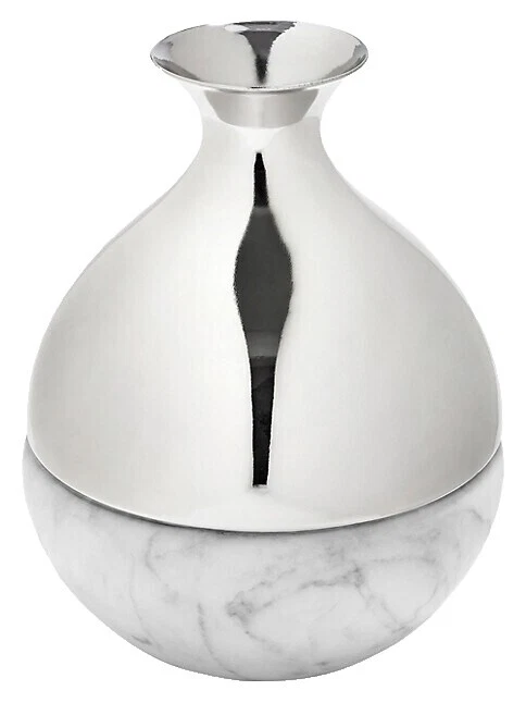 Модные металлические вазы