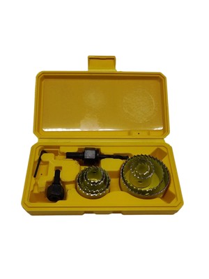 HSEAMALL 8-teiliges Lochsägen-Set 19-64 mm aus Kohlenstoffstahl Downlights