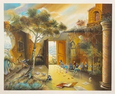 Isabelle Planté  Le Cirque Magique 1998  Signed Original Lithograph