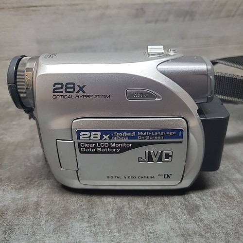 Jvc Digital Video Camera Gr D347u Mini Dv 28x Hyper Zoom TESTED- SAFE MODE 06 - Picture 2 of 9