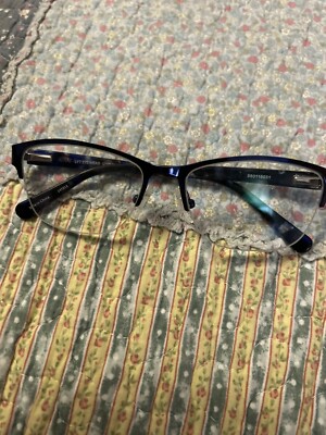 LYT Eyewear EYEGLASS FRAME Model LT06 in  NAVY  53-16-135 980.116031 PREOWNED