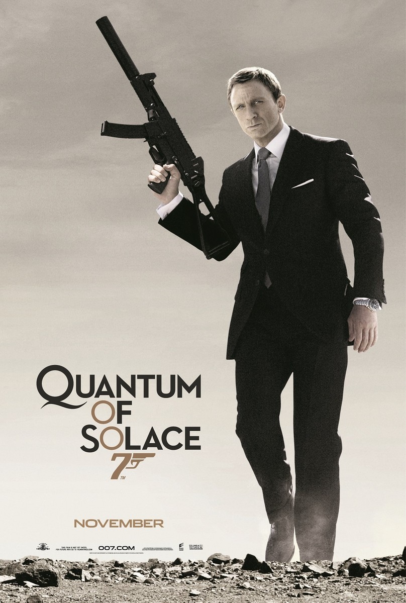 Quantum Of Solace movie poster Daniel Craig, James Bond 007 11 x
