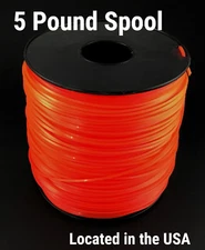 Trimmer Line 5 lb .095 (2.4mm) Square Commercial grade Fits Echo Stihl more