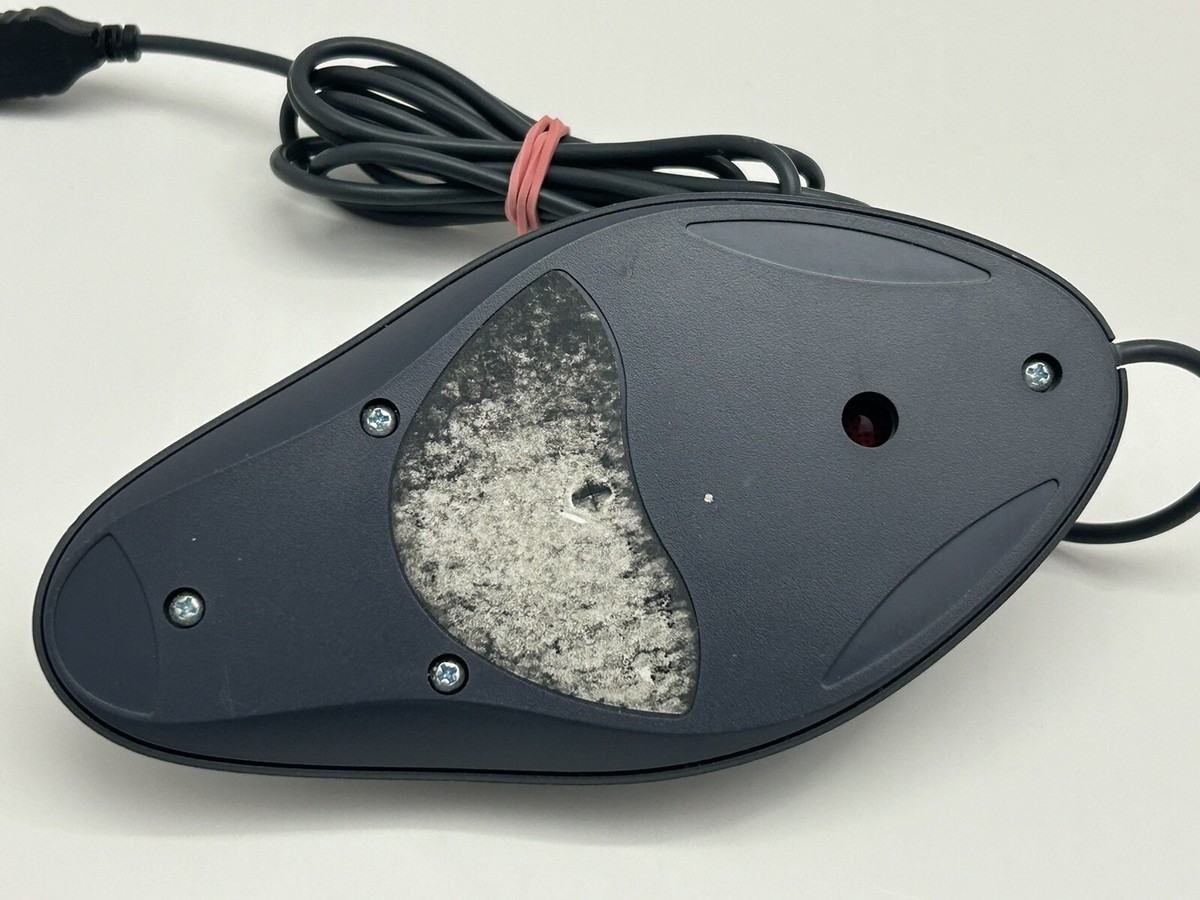 Souris USB Logitech Marble Mouse TrackMan Trackball T-BC21 Vintage