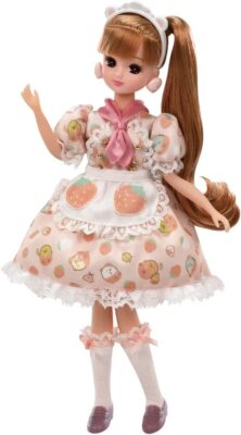 TOMY Rika-chan Kleid Willkommen im Sumiko Gurashi Cafe! Kleiderset