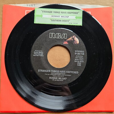 RONNIE MILSAP Stranger Things Have Happened 45 7'' Record Vinyl Records