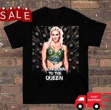 Bow Down To The Queen Charlotte Flair Shirt Black Unisex Size S-5XL JU296