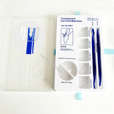Dental Transparent Cervical Matrices - Clear Composite Gingival Retractor Matrix For Lab & Clinic Use