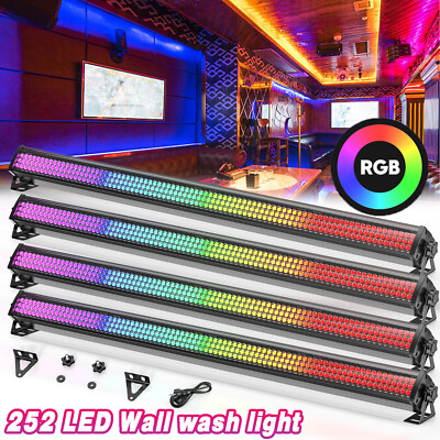 180W RGB 252LED Wall Wash Light Bar DMX Stage Strobe Effect DJ Party Beam Light