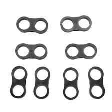 8Pcs AN10 Hose Separator Clamp Fitting Connector 10AN Oil Fuel Hose Line