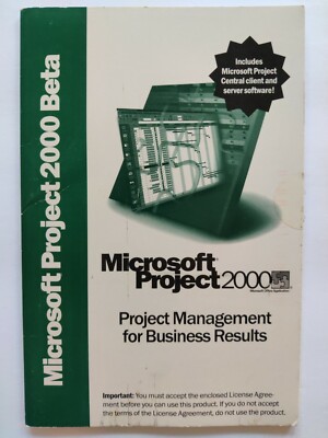 Microsoft Project 2000 - Beta Version