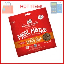 Stella  Chewy's Freeze Dried Raw Super Beef Meal Mixer   Dog Food Topper for Sm