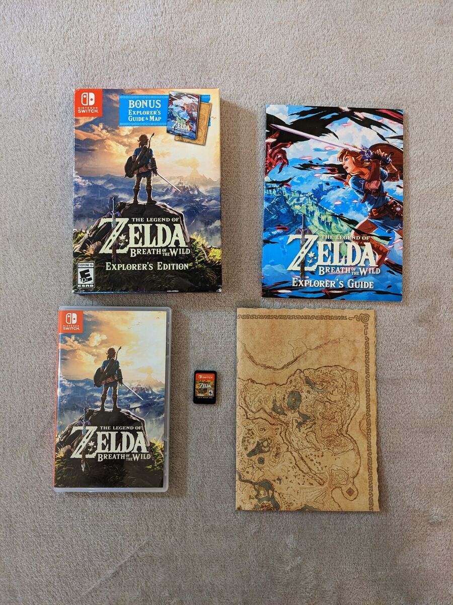 The Legend of Zelda Breath of The Wild Nintendo Switch Game Guide